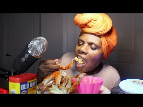Sweet Steam Crabs ASMR With Hot Butter ASMR Eating Sounds