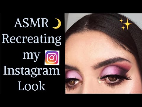 ASMR Doing My Makeup | Instagram Eye Makeup Look