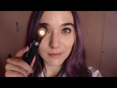 ASMR Realistic Eye Exam | Medical Roleplay | Light Triggers, Lenses and Personal Attention