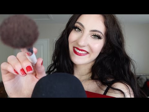 ASMR Doing Your Makeup for Christmas Roleplay - Whispered Personal Attention