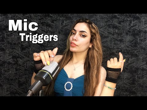 ASMR | Fast & Aggressive Mic Scratching, Mic Swirling/Pumping, Mouth Sounds