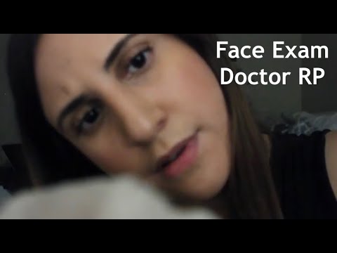 ASMR Face Exam; Doctor RP *Soft Spoken, Gloves, Lotion, Oils, Extractions, Cotton Sounds, Close Up*