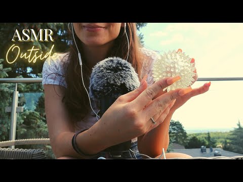 ASMR on my Balcony (Tingly Triggers and Whispered Rambling)