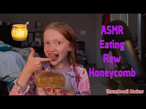 ASMR~ Eating Raw Honeycomb | EXTREMELY Sticky Mouth Sounds! 🍯