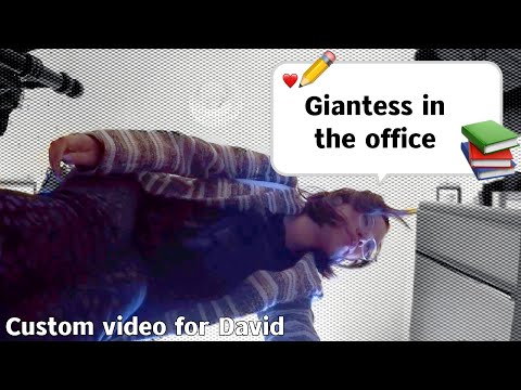 ASMR: GIANTESS IN THE OFFICE Roleplay (Walking, Tapping & Typing) 👢👩‍💻 [Custom for David]