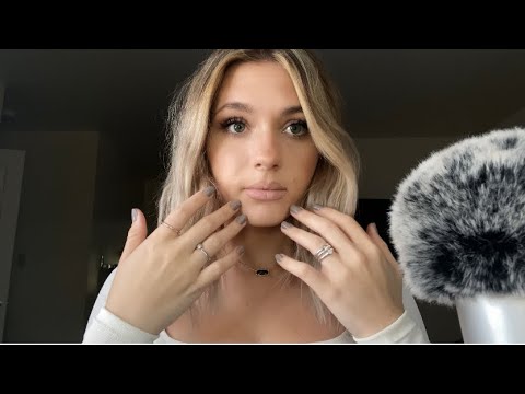 ASMR| Tracing My Face/ Close Whisper Ramble/ Personal Attention
