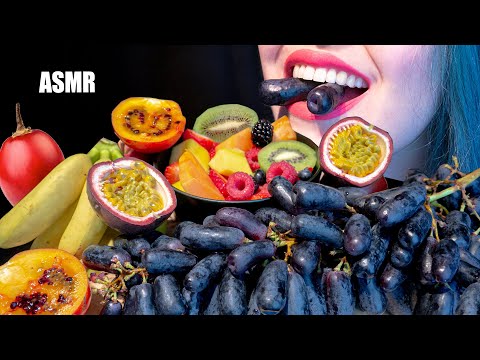 ASMR: MOON DROP GRAPES, TAMARILLO, PASSION FRUIT | Exotic Fruit Platter 🍍 ~ Relaxing [No Talking|V]😻