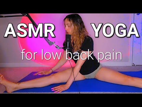 ASMR Yoga for BACK PAIN + Core Strength