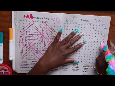 SEARCHING B WORDS ASMR MINT EATING SOUNDS WORDSEARCH