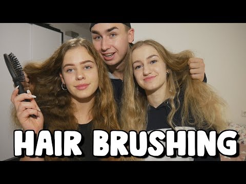 ASMR Relaxing Hair Brushing And Head Massage 💁