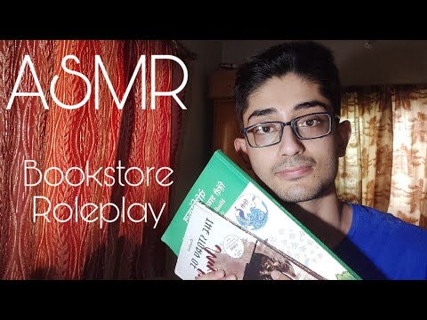 ASMR Roleplay Indian Bookstore Selling in English and Hindi (Bilingual Video)