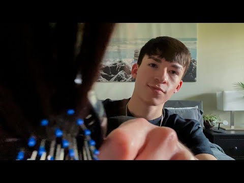 Your boyfriend brushes the knots out of your hair ASMR