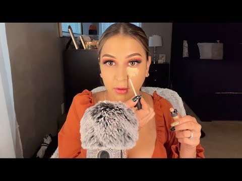 ASMR grwm ✨🍂 fall inspired makeup + answering personal questions 🤐