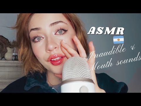 ASMR MUCHO INAUDIBLE Y mouth sounds *