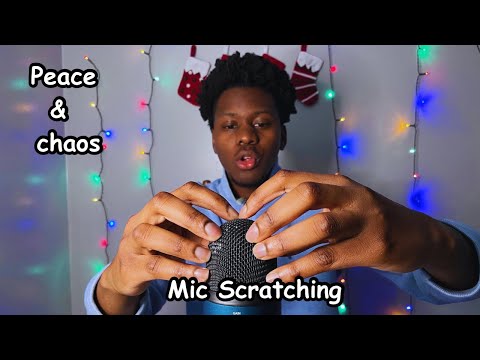ASMR Peace & Chaos | Fast & Aggressive Mic Scratching