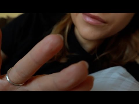 ASMR Hand Movements Face Touching Up Close | Personal Attention | Sleep Therapy ASMR in Bed with You