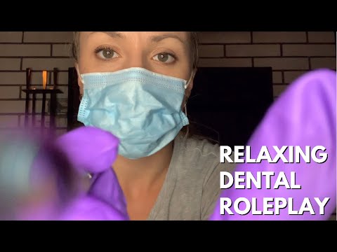 DENTAL EXAM ROLEPLAY | Asking Questions, Blood Pressure Check, Teeth Scraping, Face Touching ASMR