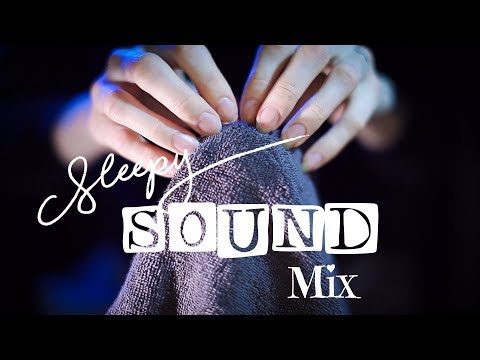 🎈 ASMR - SLEEPY SOUND MIX 🎈 fabric scratching, rubber sound,  phone tapping, balloon sounds