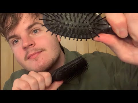 Fast and Aggressive ASMR Brushing your Hair | FAST Personal Attention