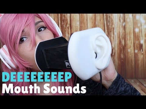 ASMR - TINGLE IMMUNITY? ~ DEEP and INTENSE Mouth Sounds, Tongue Wiggles, and Ear Cupping!