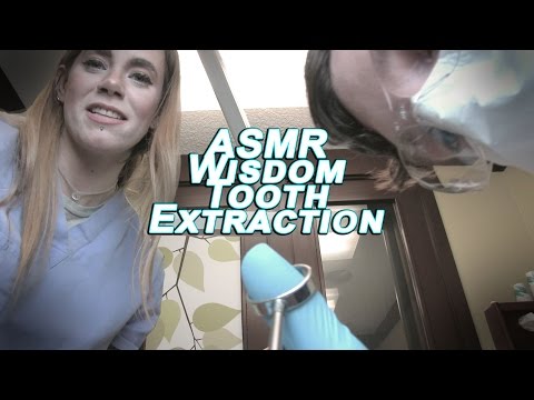 Dental ASMR RP - Wisdom Tooth Extraction (Real Dental Clinic w a Real Dentist!) **Audio fixed**