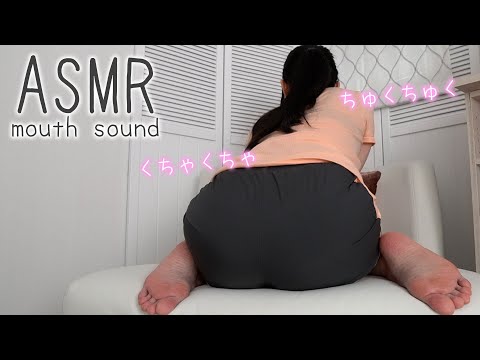 ASMR Track and field Girls' mouth sounds for sleep マラソン後の口音