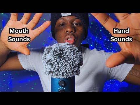 ASMR Mouth Sounds With Hand Sounds