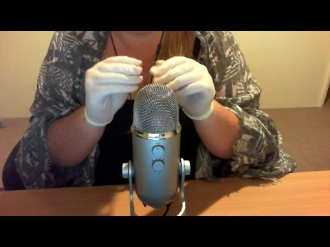 ASMR | Fast hand sounds/Latex Gloves/ Tapping/ Mic brushing/Tapping (NO TALKING) Blue yeti