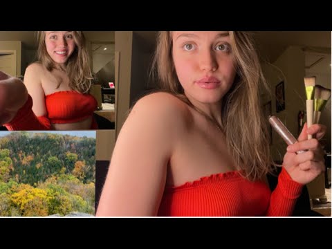 ASMR Brushing Me & You ( Personal Attention, Mouth Sounds, Whisper )