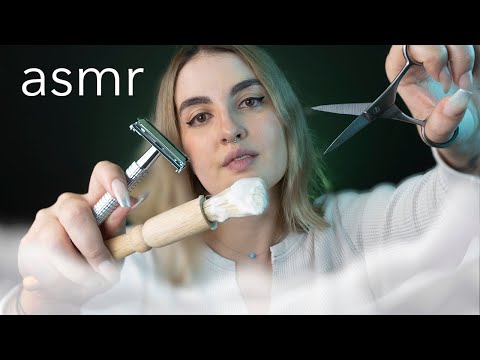 ASMR español - SPA - DUERME mientras arreglo tú BARBA (rp barbería) - Ale ASMR :)