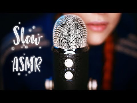 ASMR - Slow trigger words, mouth sounds, inaudible/unintelligible