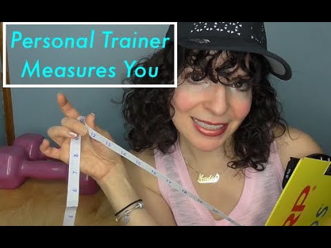 ASMR Roleplay Personal Trainer Measures You