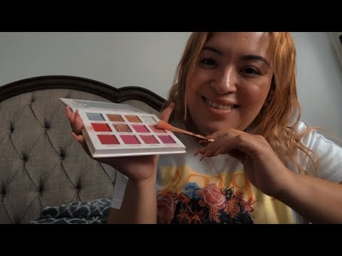 ASMR| Doing your makeup for Father’s Day brunch- soft spoken & camera sounds