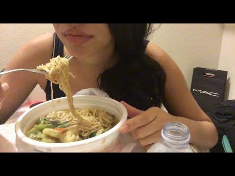 Asmr Eating Sounds | Eating Ruby Thai | Wonton Soup | No Talking