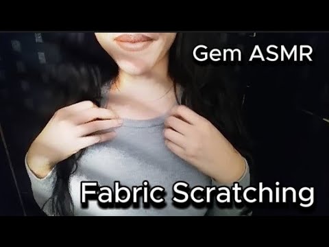 {ASMR} fabric sounds, shirt and pants scratching