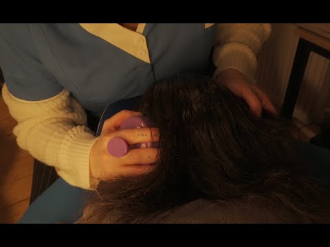ASMR | Moisturizing & Nourishing Dry Scalp Treatment With Head Massage | No Talking | Unintentional