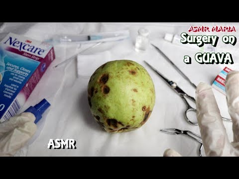 ASMR Surgery On A Fruit Guava Whispering