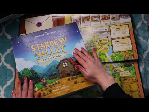 ASMR | Stardew Valley The Board Game Unboxing |