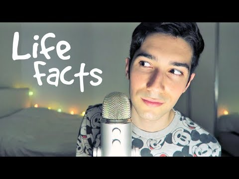 ASMR Ear to Ear Crazy Life Facts! (Whispered)