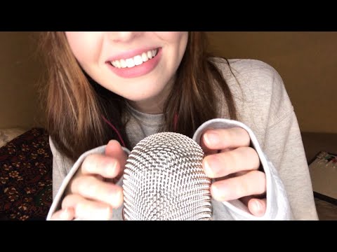 ASMR | MIC SCRATCHING and Calming Whispers | BONUS ENDING with my PUPPY ❤️