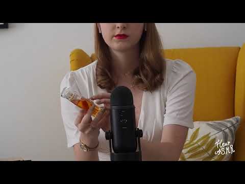 ASMR   Fast Tapping on glass perfume bottle no talking