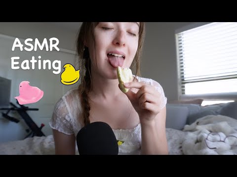 ASMR eating marshmallows 🐣