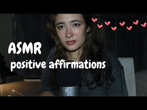 ASMR ❤️ positive affirmations to both calm and lift your spirit (up close whispering!)