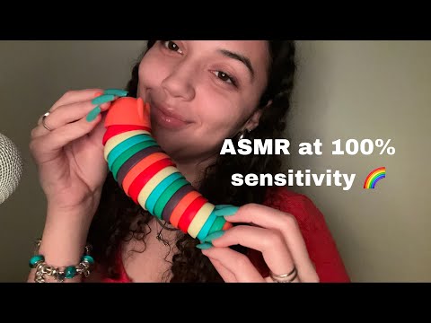 ASMR at 100% sensitivity 🌈🫣