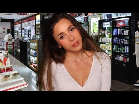 ASMR FLIRTY SALES GIRL | Whispered, Personal Attention, Face Touching...