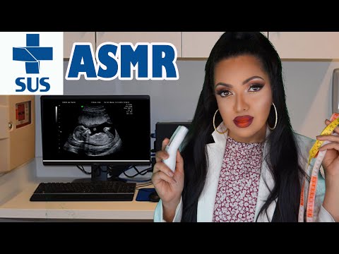 ASMR Exame Prenatal  Gestante no SUS #VozSuave #ASMRnoPostinho #VivaOSUS
