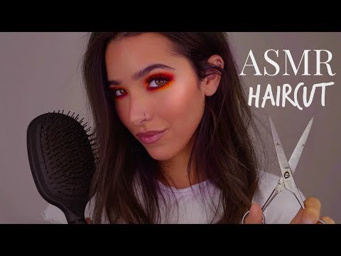 ASMR Haircut & Scalp Massage (+ Shampoo, Hair Inspection, Hair Brushing, Shaving...)
