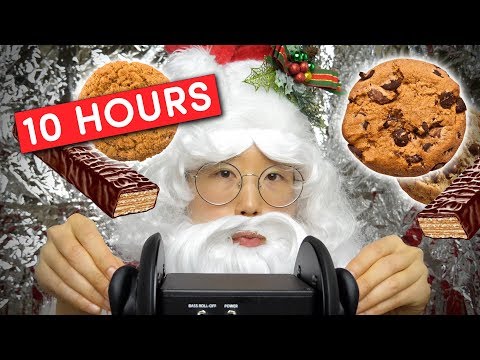 ASMR Santa Eats Cookies for 10 Hours