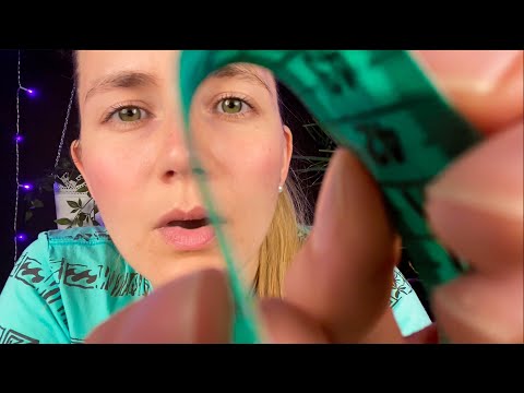chaotic and unpredictable personal attention (measuring, face touching, asmr)