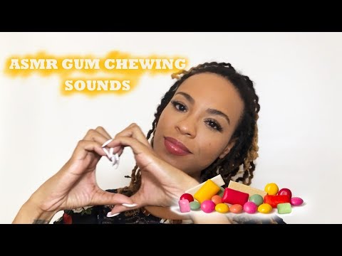 ASMR Gum Chewing - Inaudible Whispering + Mouth Sounds